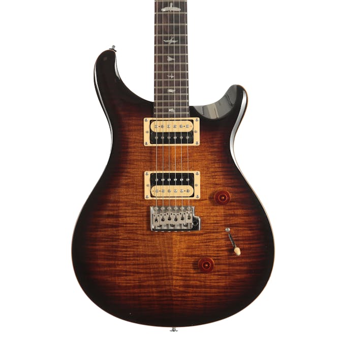 PRS SE Custom 24 Electric Guitar in Black Gold Burst - Andertons